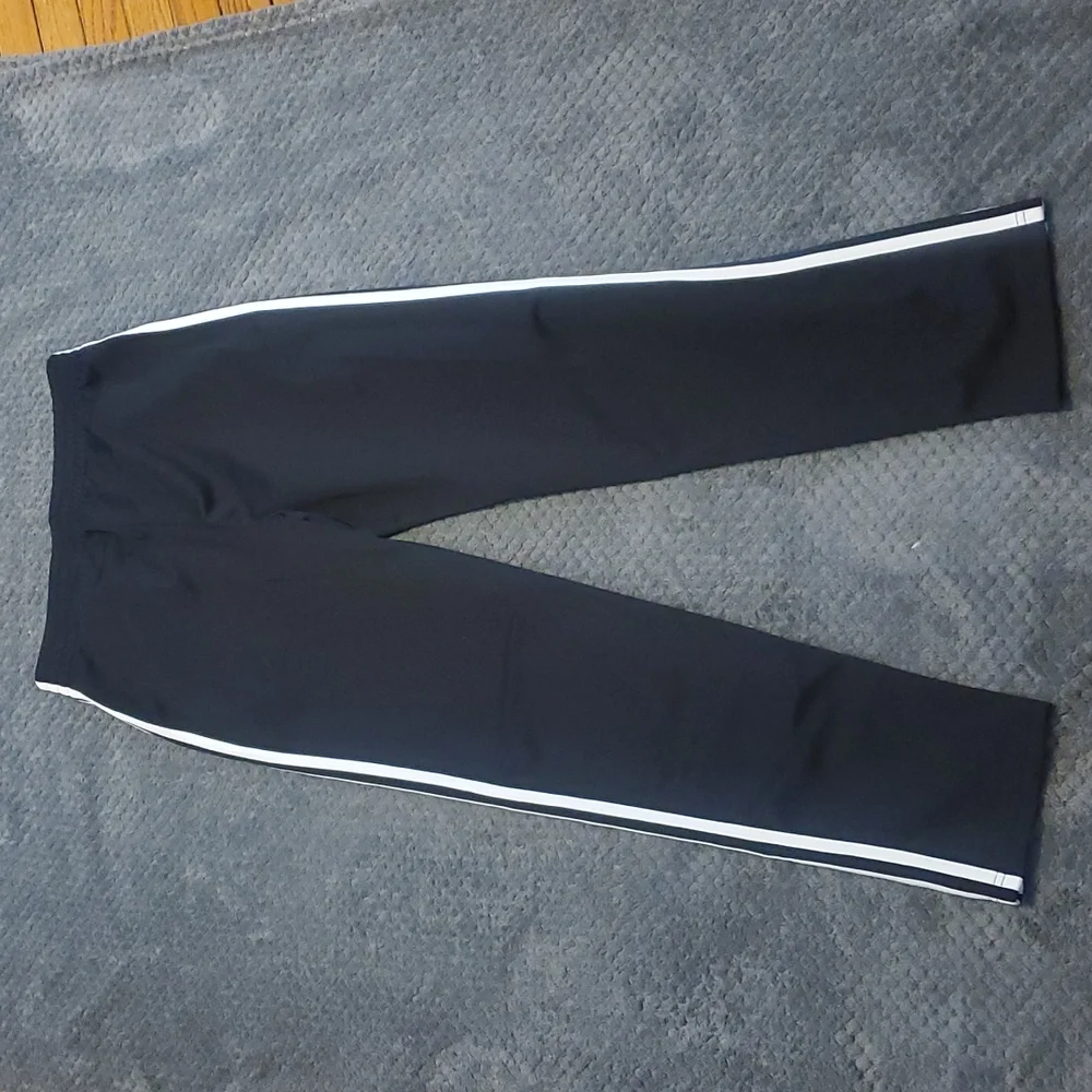 Boys Black and White Adidas Joggers. Excellent Condition!!  Size XL 18/20 - Picture 2 of 4